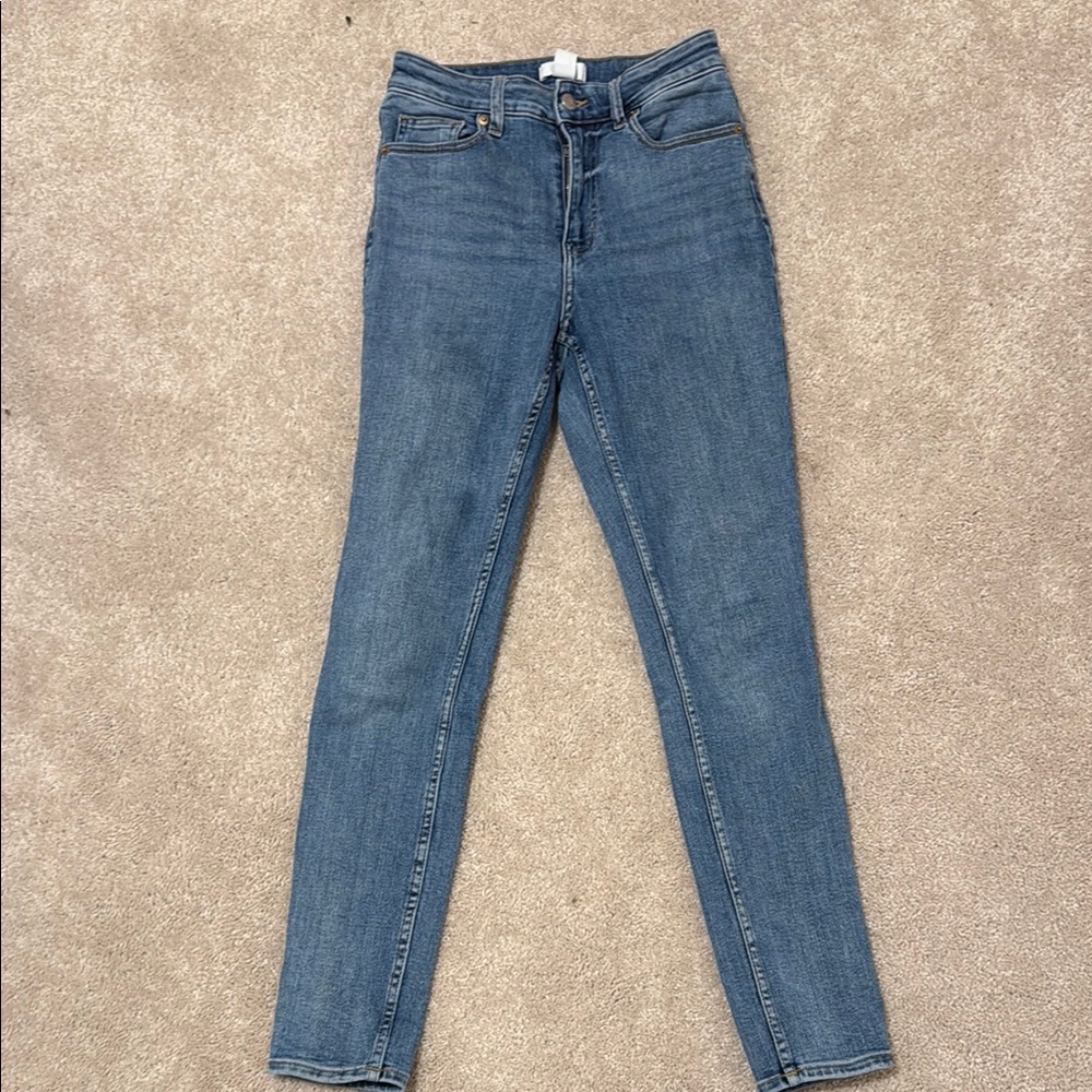 H&M Blue Skinny Jeans Classic Denim Style